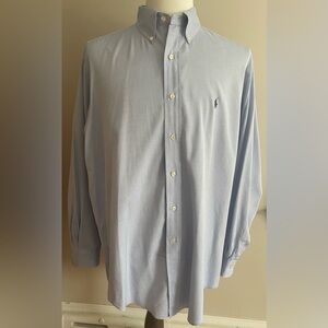 Ralph Lauren Classic Blue Button Down Shirt